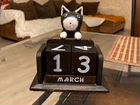 Календарь кот, статуэтка, альбомы объявление продам