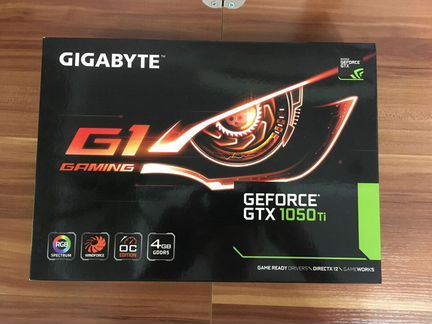 Видеокарта Gigabyte GTX 1050Ti 4Гб