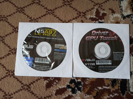 2 диска с драйверами