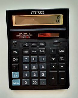 Калькулятор citizen SDC-888 II
