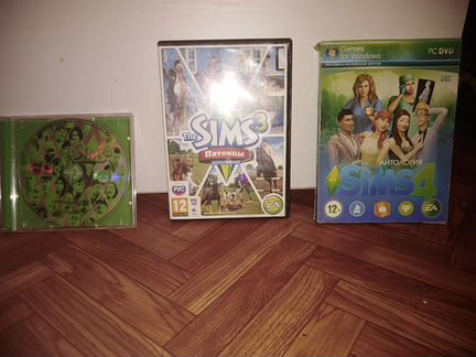 Диски с играми The Sims