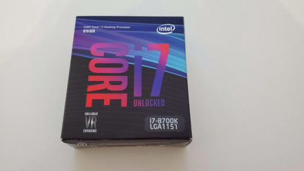 Процессор Intel Core i7 8700k