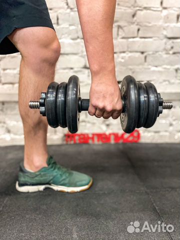 Разборная гантеля 11,5 кг / 25 мм