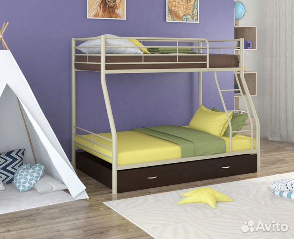 Детская двухъярусная кровать