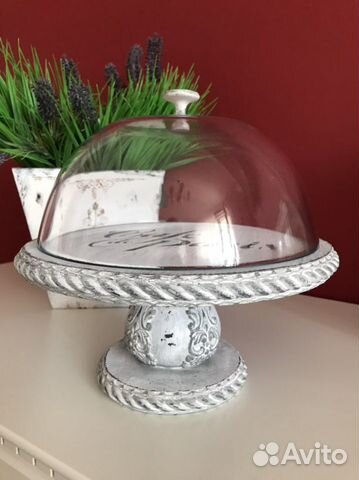 Тортница, хлебница на ножке