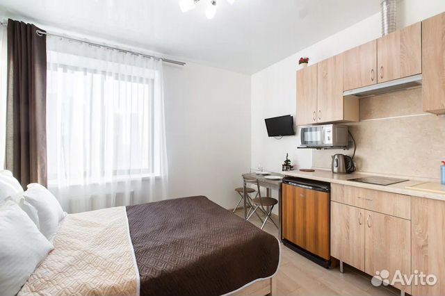 

Квартира-студия, 16 м², 1 кровать