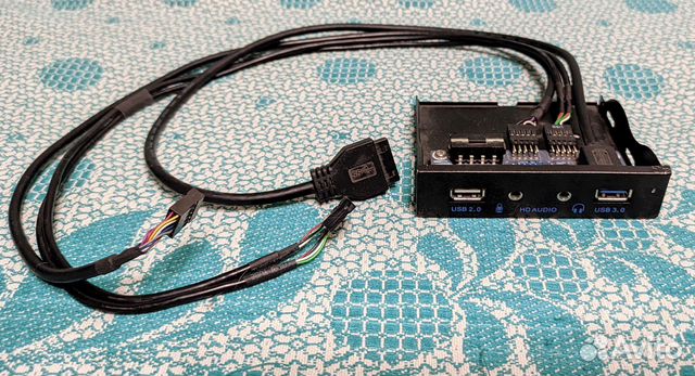 PCI-E USB 3.0 адаптер, передняя панель в системник