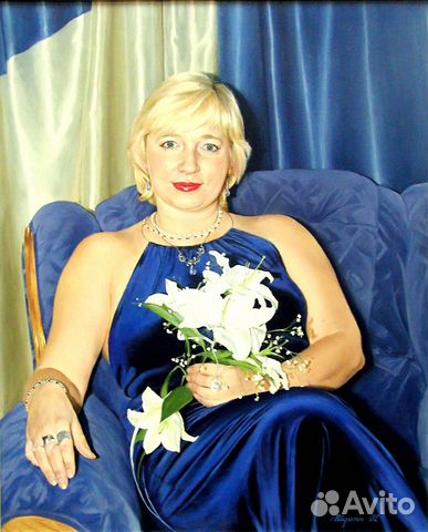 Настоящий портрет на заказ холст\масло