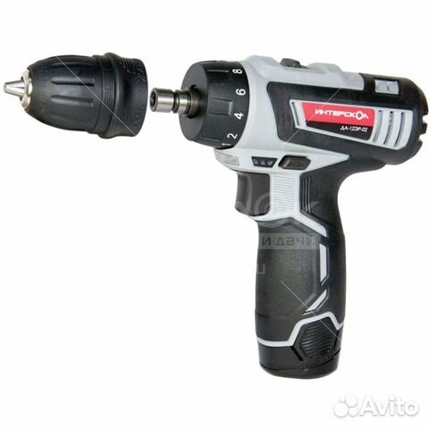 Шуруповерт аккумуляторный Интерскол да-12эр-02