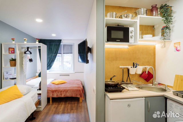 

1-к. квартира, 20 м², 1 кровать