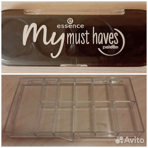 Бокс для типсов и палетка для теней