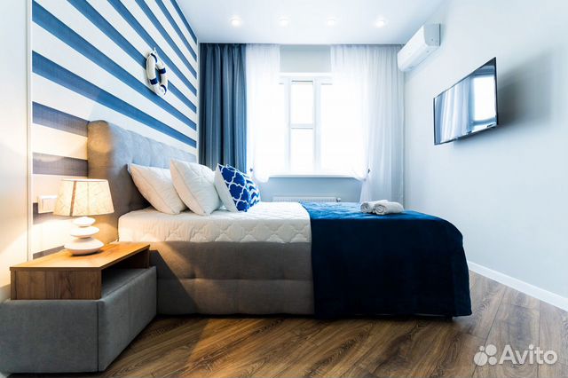 

1-к. квартира, 44 м², 3 кровати