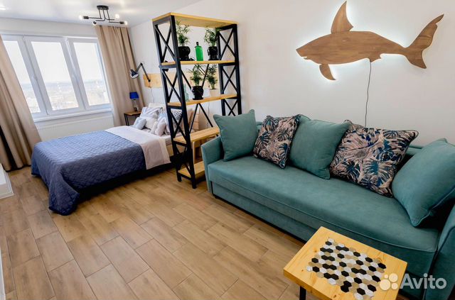 

1-к. квартира, 45 м², 2 кровати