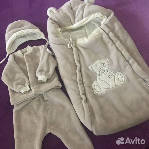 Комплект на выписку зимний