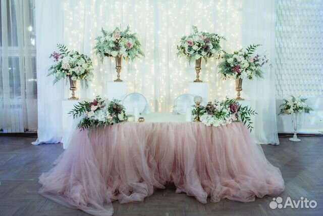 Свадебные украшения из органзы и другое продам за