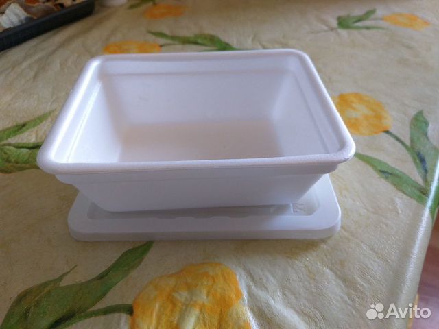 Коробочки под цветы, рассаду. 13 х 16 х 5.5 см