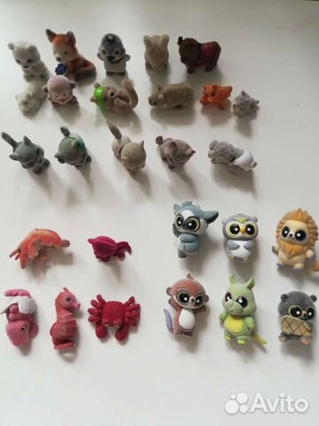 Игрушки из sweet box, пучеглазики, пушистики