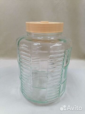 Стеклянная Банка 15 литров с гидрозатвором