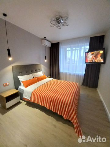 

1-к. квартира, 42 м², 3 кровати