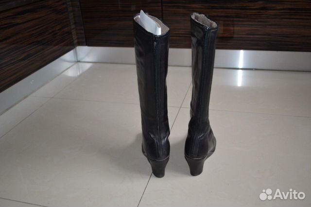 Зимние кожаные сапоги на нат. меху Pakerson