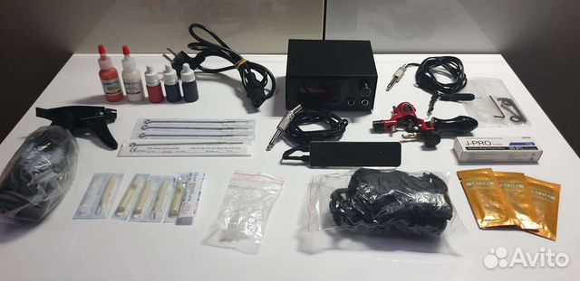 Роторная тату машинка и набор для тату