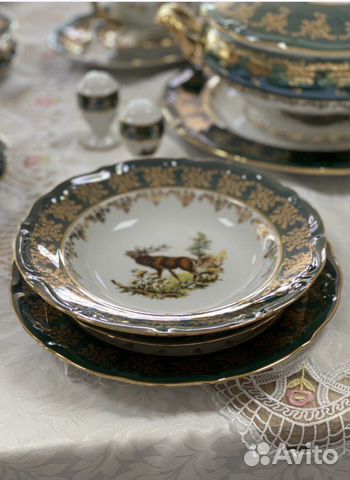 Богемия столово-чайный «охота»ссср чешский