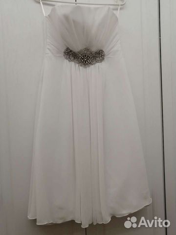 Свадебное платье 42- 44 короткое