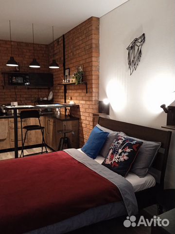 

Квартира-студия, 28 м², 2 кровати