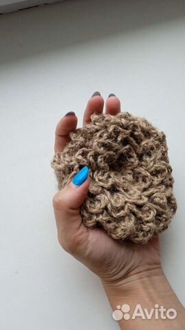 Мочалка натуральная из джута