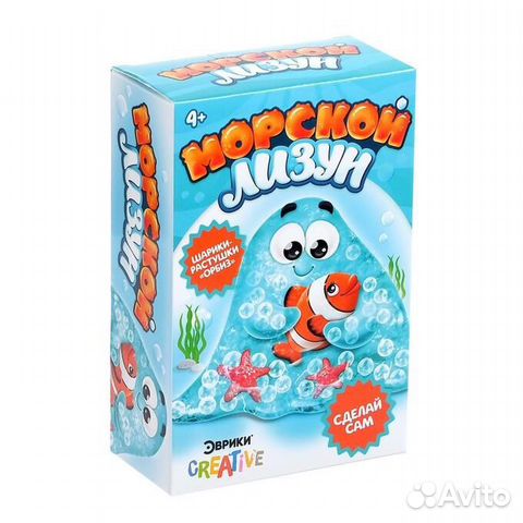 Опыты для детей «Морской лизун»