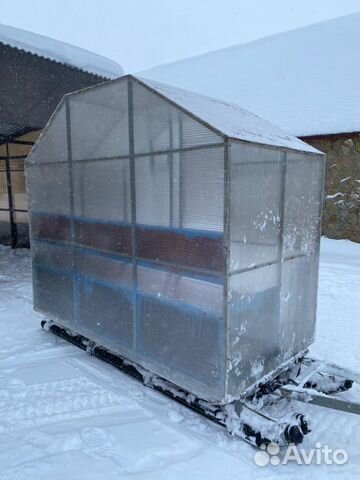 Сани для снегохода зимней рыбалки