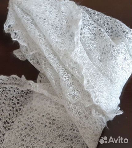 Пуховый шарф