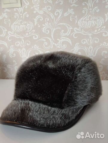 Меховая мужская кепка