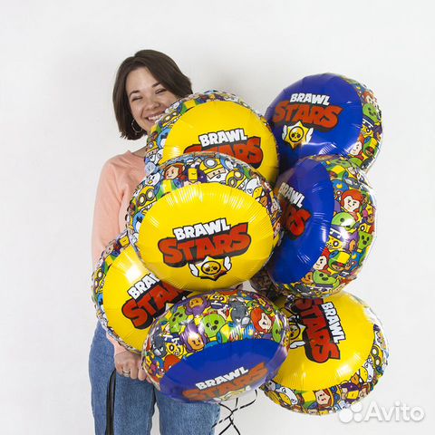 Шары в стиле Minecraft и Brawl Stars