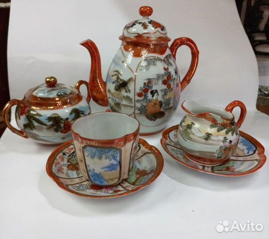 Кофейный сервиз старый Китай