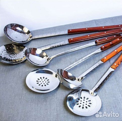 Шумовка для казана и половник