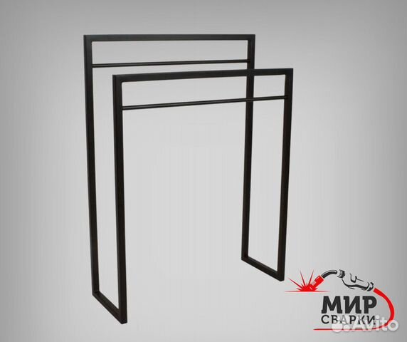 Вешалка напольная для одежды лофт