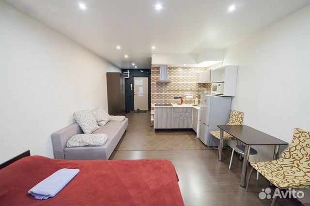 

Квартира-студия, 28 м², 2 кровати