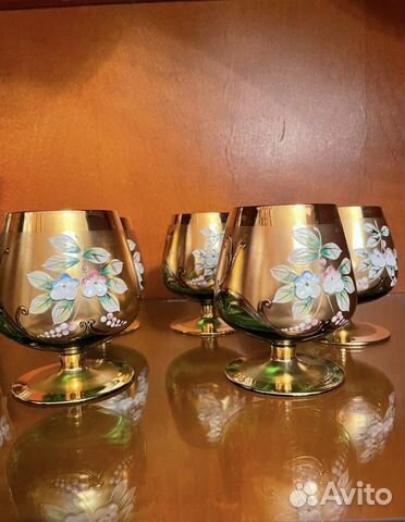 Бокалы, Богемское стекло