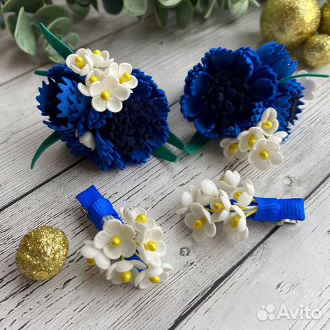 Васильки резинки