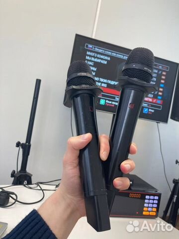 Караоке c акустикой и микрофонами