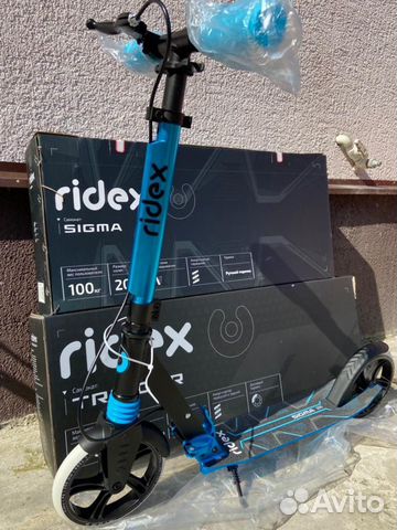 Взрослый самокат Ridex Sigma 200 мм амортизатор