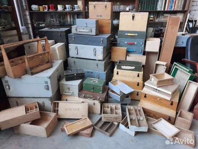 Ящики, пеналы, аптечки СССР и другие