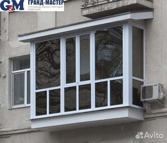 Балкон пвх ростовой с тонировкой