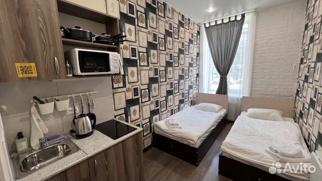 

Квартира-студия, 17 м², 2 кровати
