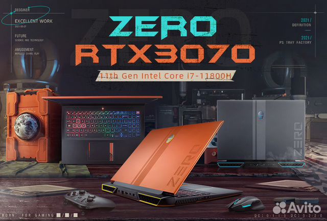 Игровой ноутбук zero RTX3070 140W i7-11800H