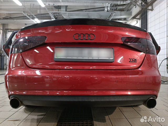 Лип спойлер audi A4 (B8)
