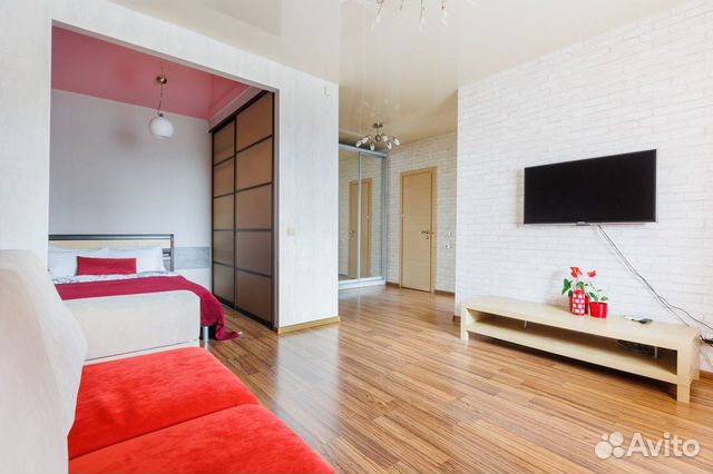 

1-к. квартира, 43 м², 2 кровати