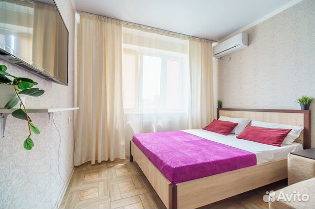 

1-к. квартира, 42 м², 2 кровати