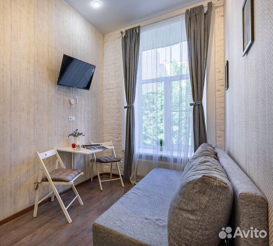 

Квартира-студия в апарт-отеле, 19 м², 2 кровати